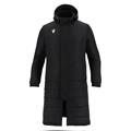 Turvey Long Bench Jacket BLK S Coachjakke - ekstra lang