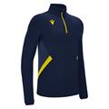 Piave 1/4 Zip Top NAV/YEL XXL Teknisk treningsgenser - Unisex