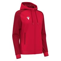 Atlas Hooded Jacket Full Zip W RED 3XS Teknisk full zip hettegenser til dame